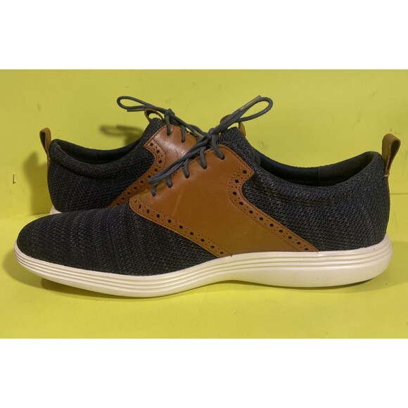 COLE HAAN Original Grand Stitchlite Wingtip Oxford Shoes Navy Men’s 11-1/2